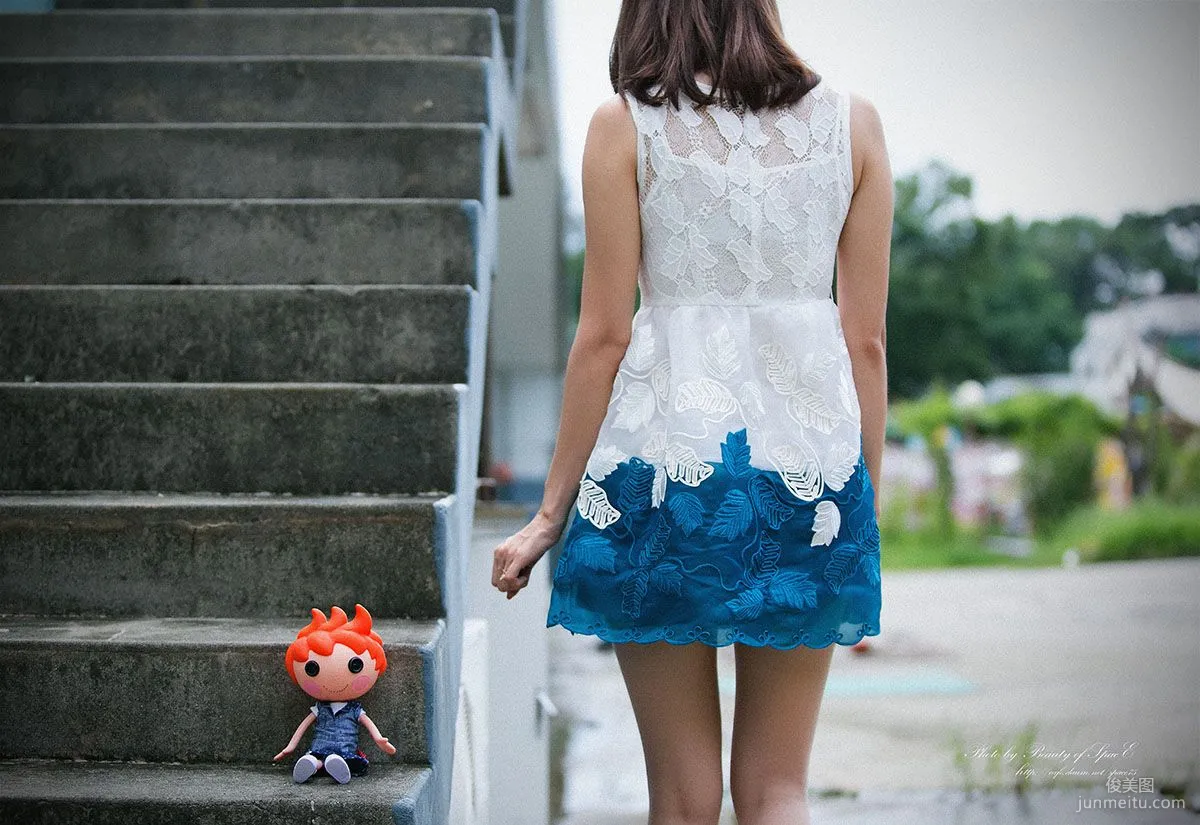 極品女神李恩慧/이은혜《街拍蕾絲連衣裙》 寫真集 56