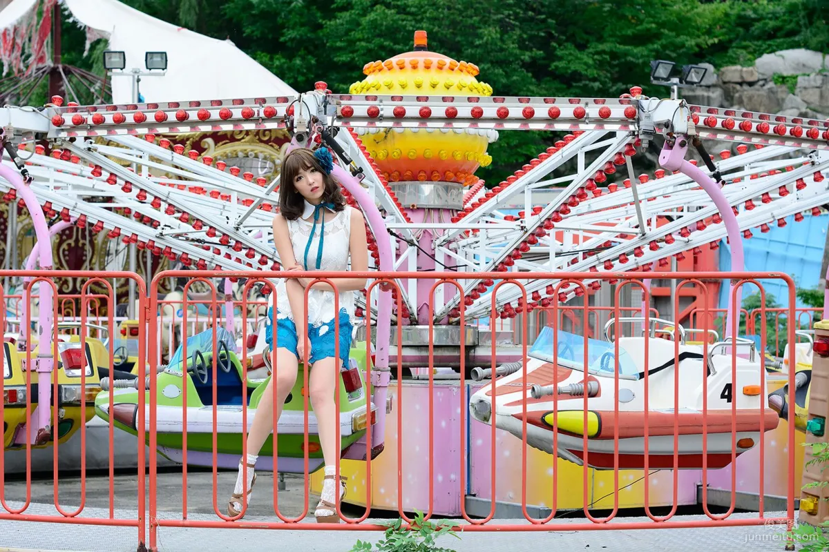 極品女神李恩慧/이은혜《街拍蕾絲連衣裙》 寫真集 25