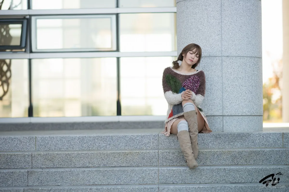 韓國少女李恩慧《清新街拍寫真》合集 8