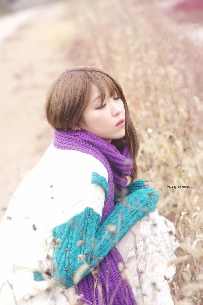 李仁慧《戶外小清新圍巾系列》寫真集套圖 104
