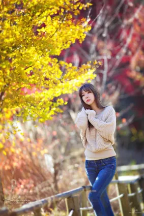 韓國美女韓邵蔚《溫暖冬陽》寫真集