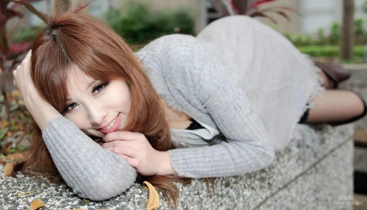台灣美女模特小米Kate su清新街拍寫真集圖片 54