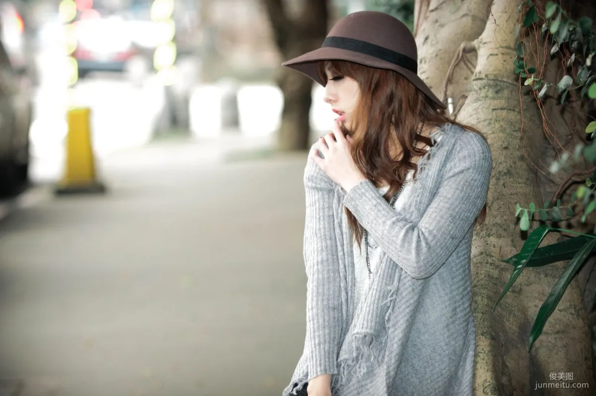 台灣美女模特小米Kate su清新街拍寫真集圖片 24