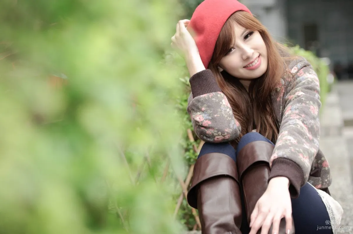 台灣美女模特小米Kate su清新街拍寫真集圖片 44
