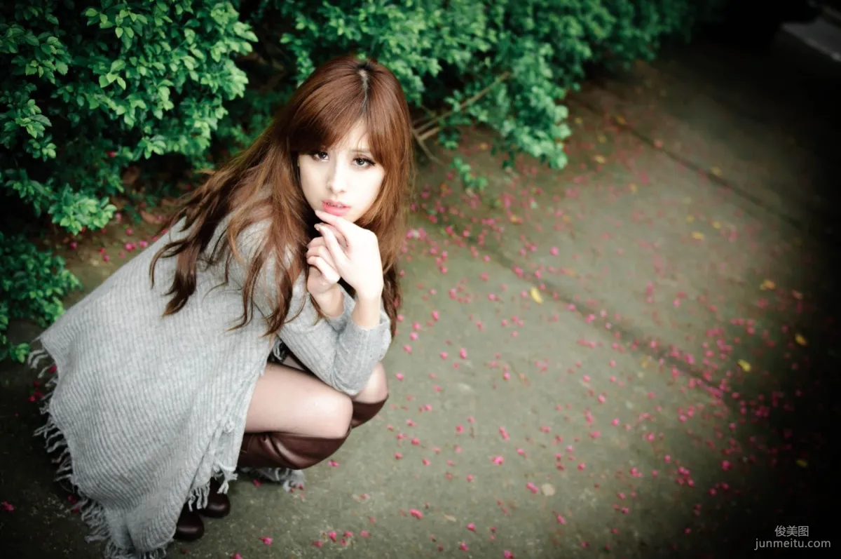 台灣美女模特小米Kate su清新街拍寫真集圖片 30
