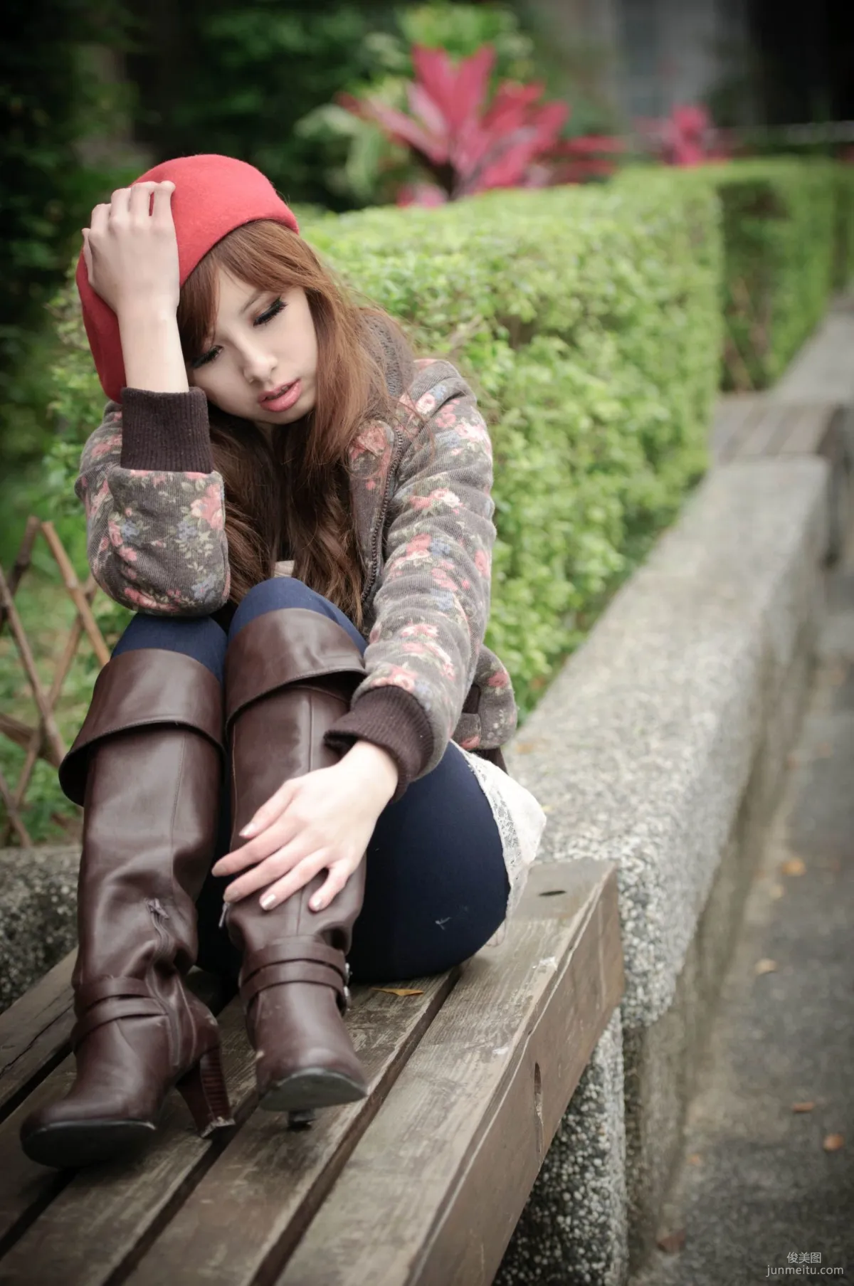 台灣美女模特小米Kate su清新街拍寫真集圖片 55