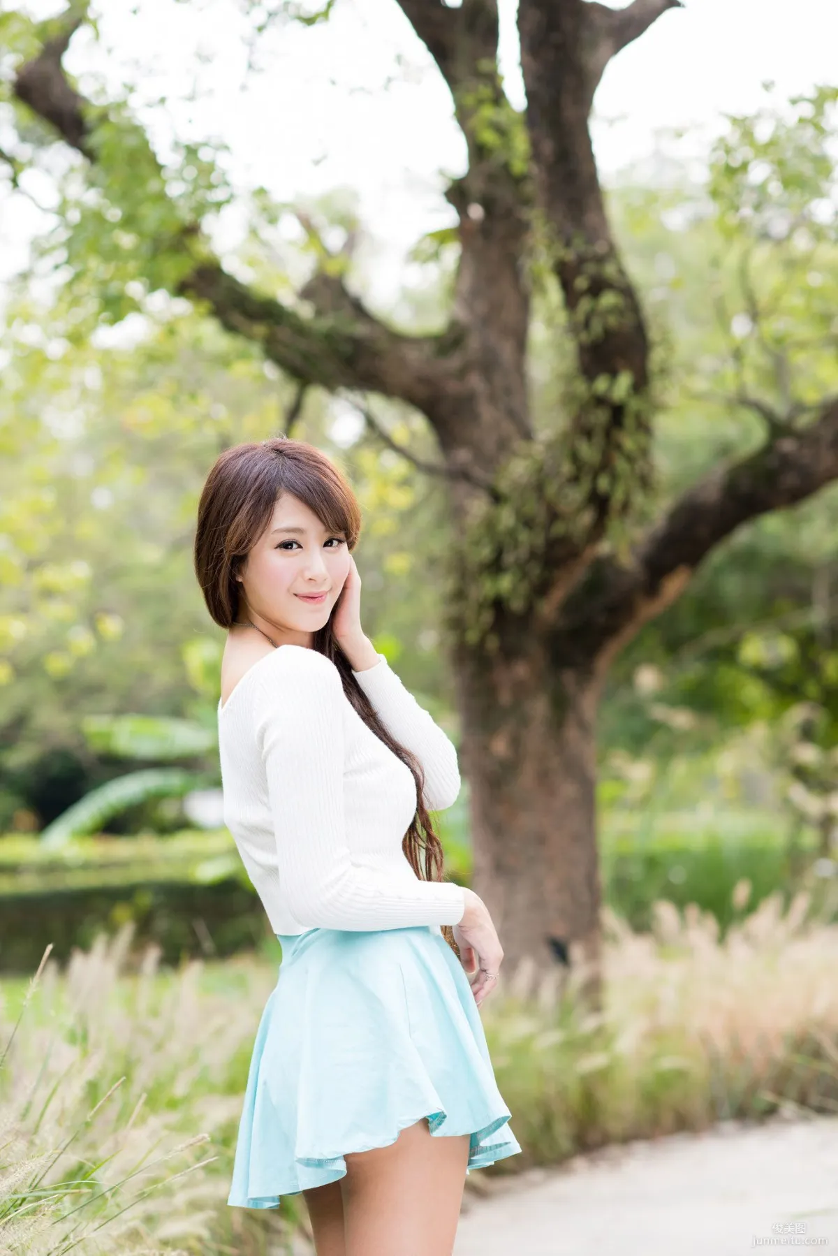台湾女神夏晴/腿模MISO《秋之风》写真集4