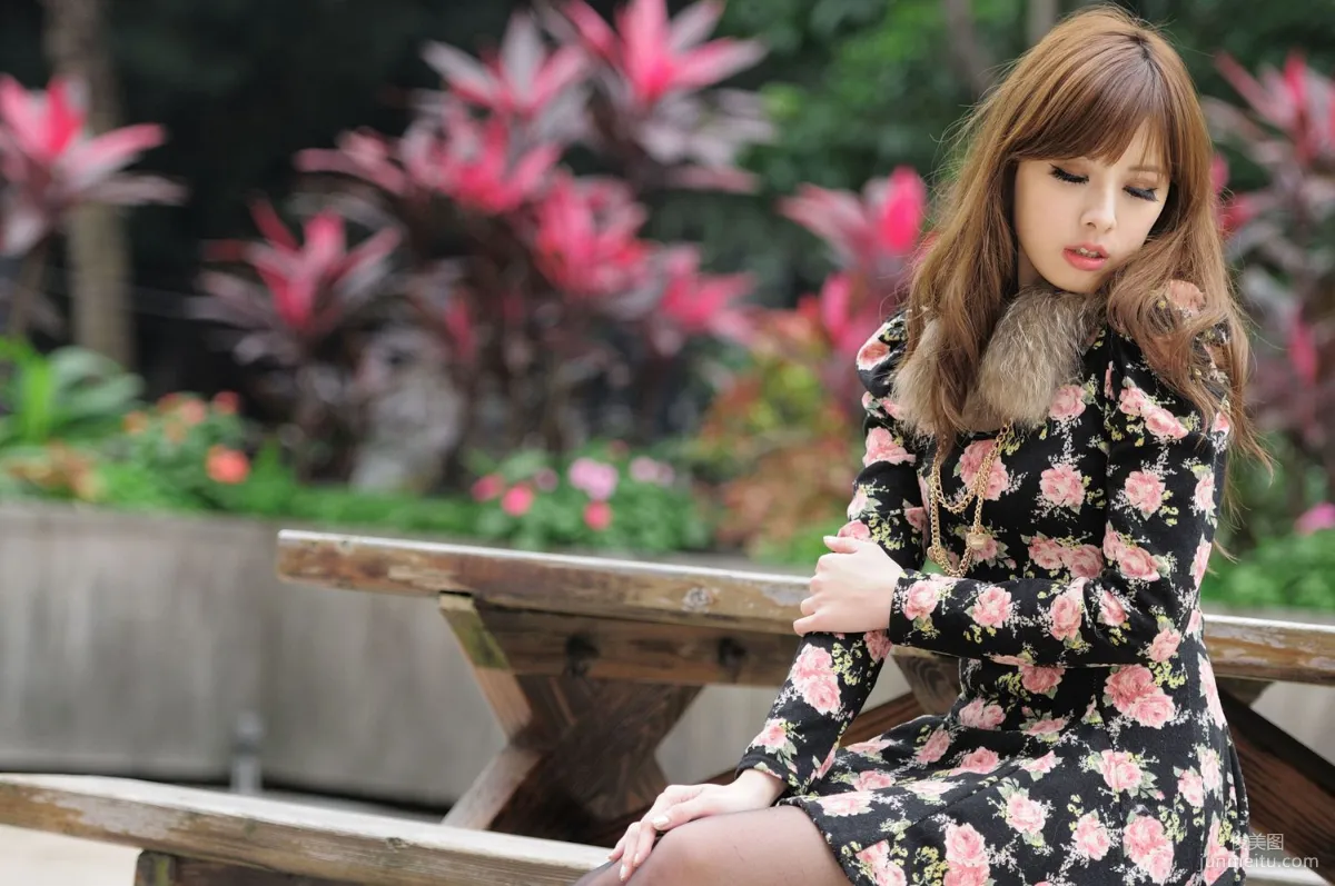 台灣美女模特小米Kate su清新街拍寫真集圖片 6