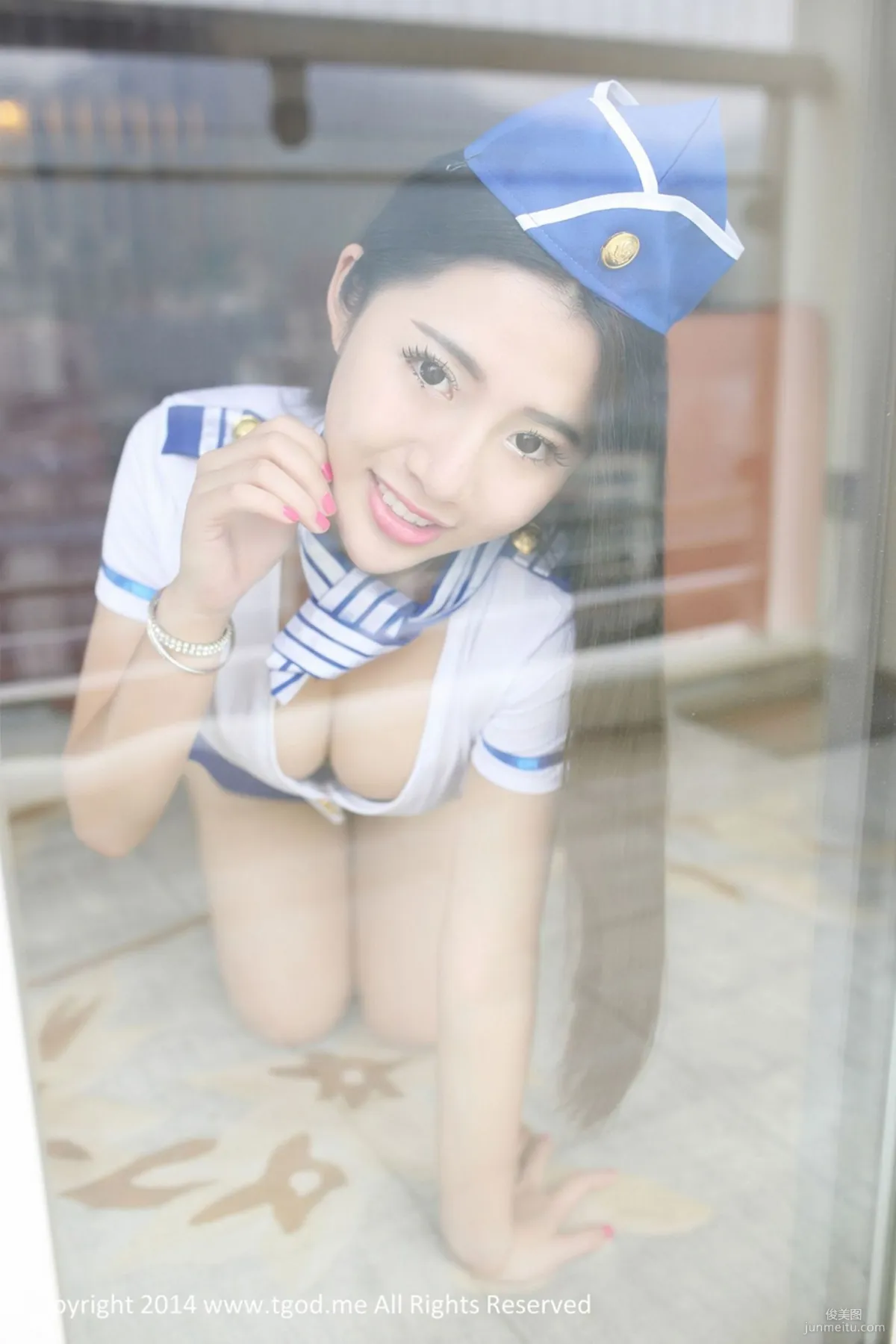 嘉嘉Tiffany - 空中跪式服務 [TGOD推女神] 寫真集 42
