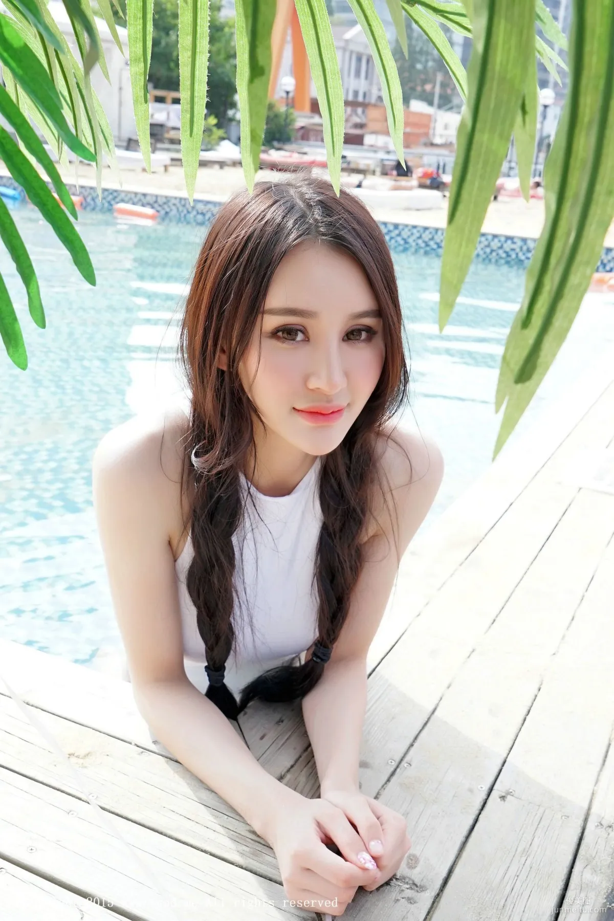 Cheryl青樹《比基尼+白襯衫》系列 [TGOD推女神] 寫真集 17
