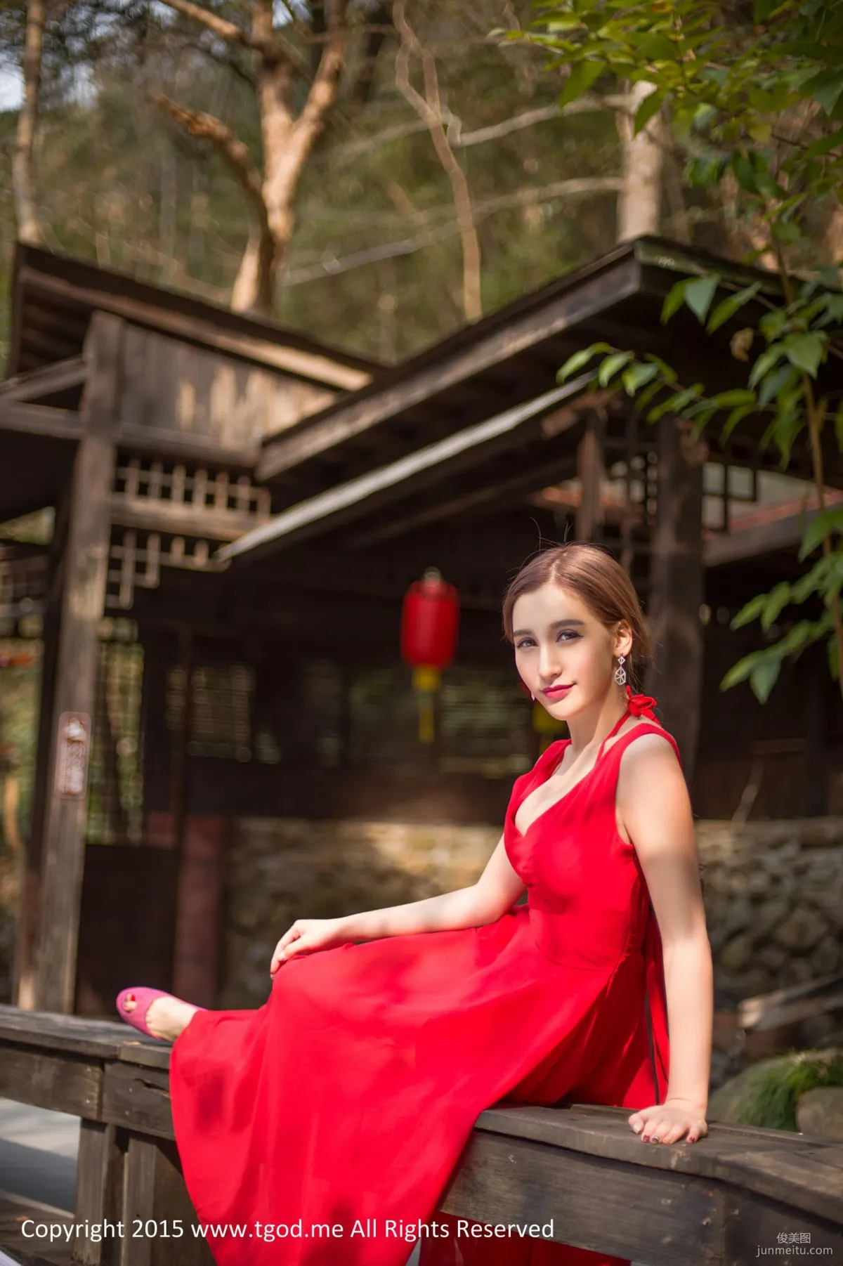 Ice艾希 《女神駕到》之甯海森林溫泉 [TGOD推女神] 寫真集 19