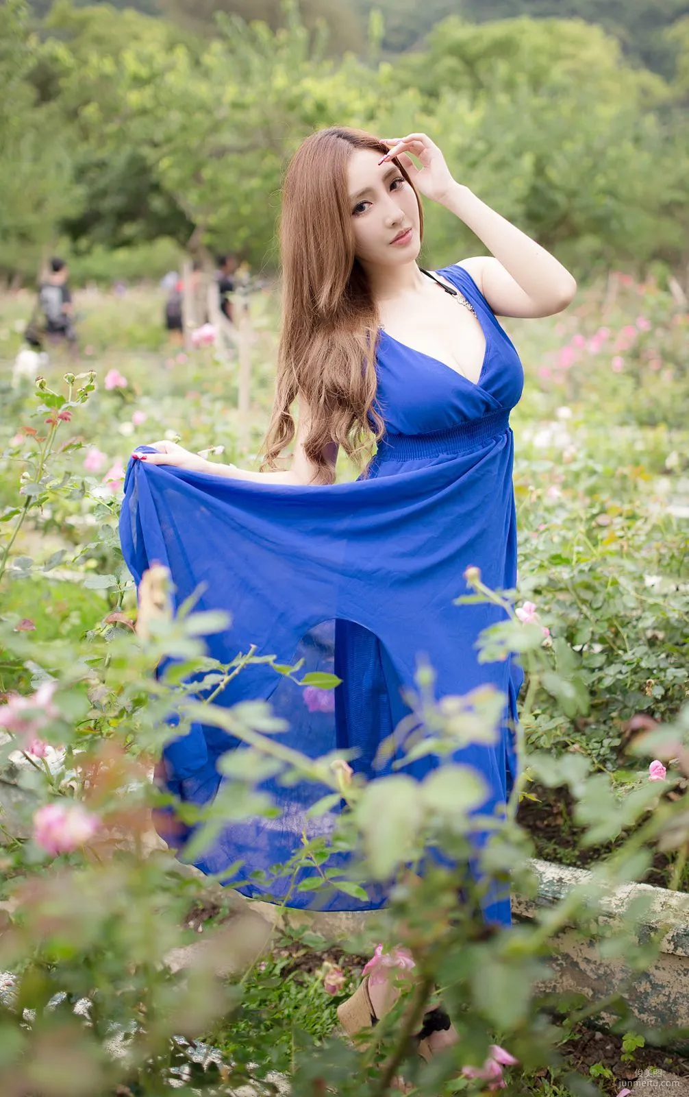 台灣趙芸Syuan《極品藍色長裙女神》寫真集 90
