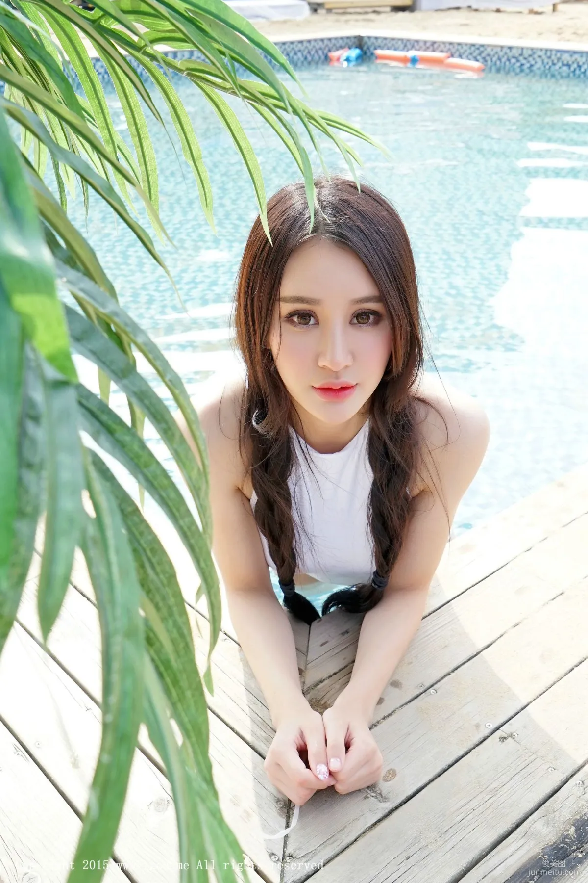 Cheryl青樹《比基尼+白襯衫》系列 [TGOD推女神] 寫真集 16
