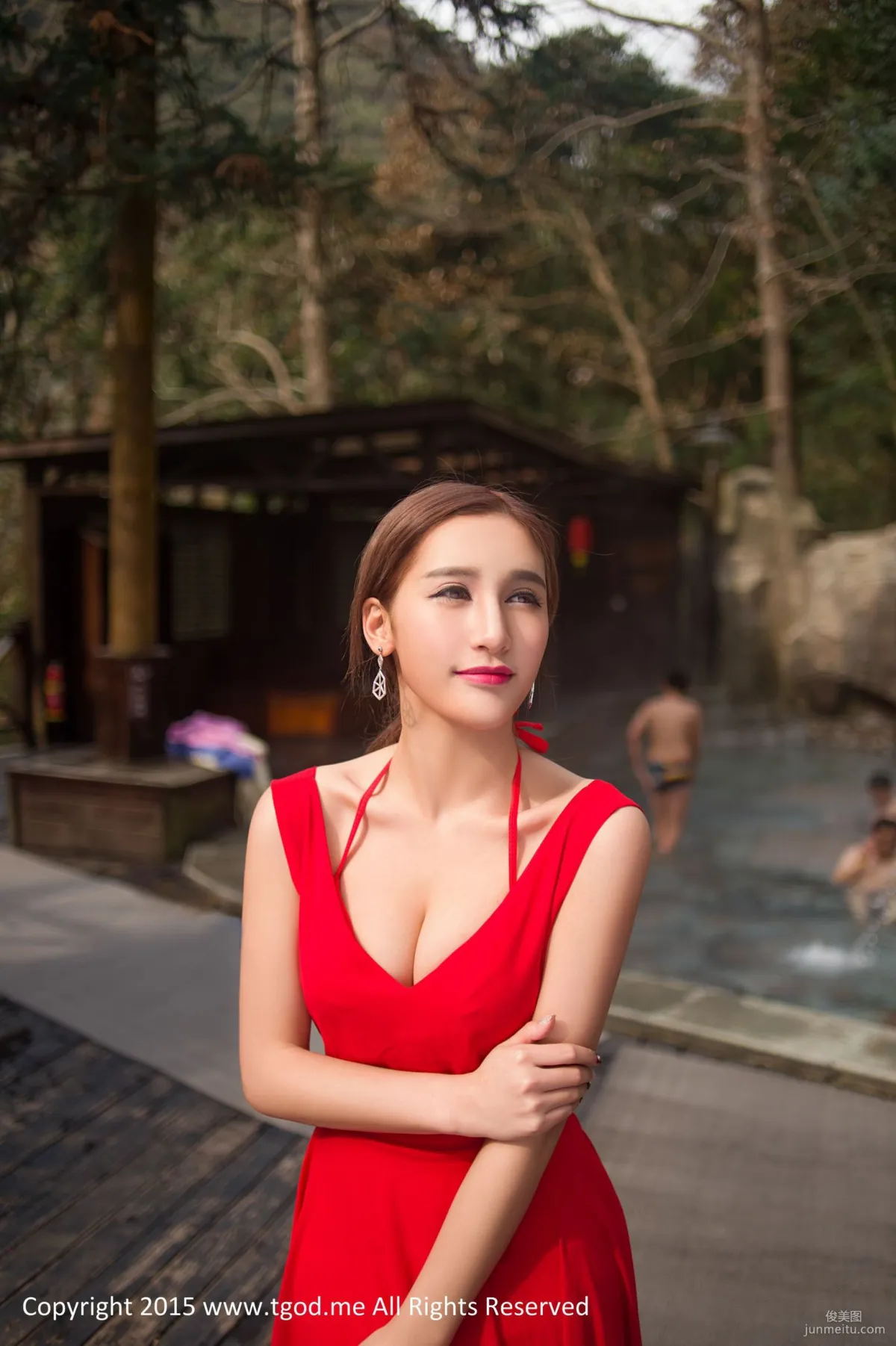 Ice艾希 《女神駕到》之甯海森林溫泉 [TGOD推女神] 寫真集 14