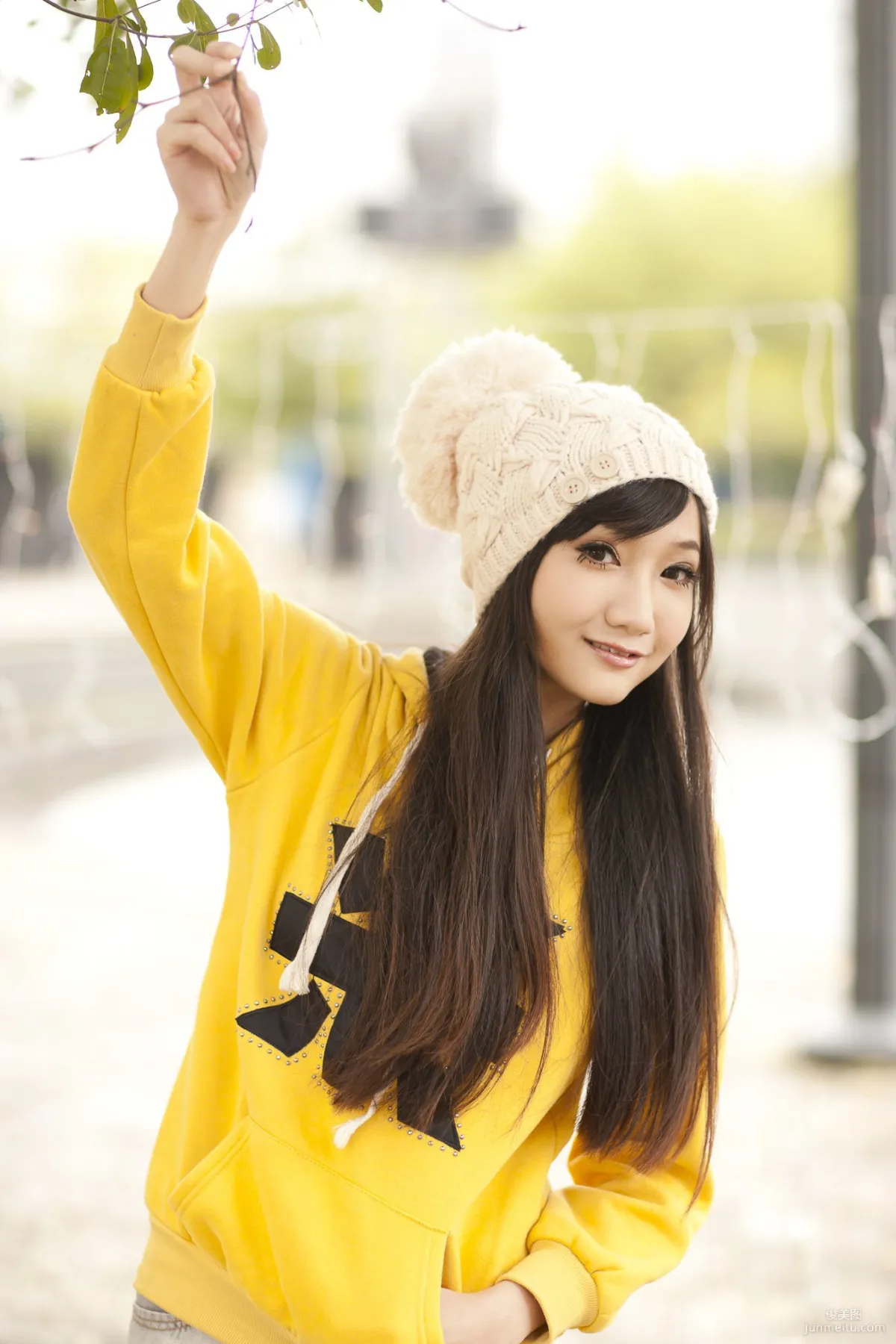 Tina李霜《黑絲街拍圖片》寫真合集 1