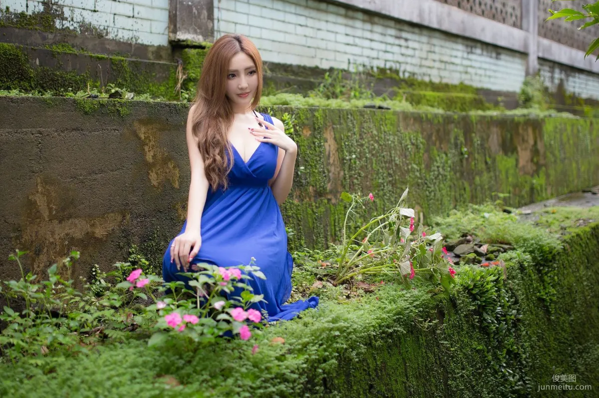台灣趙芸Syuan《極品藍色長裙女神》寫真集 74
