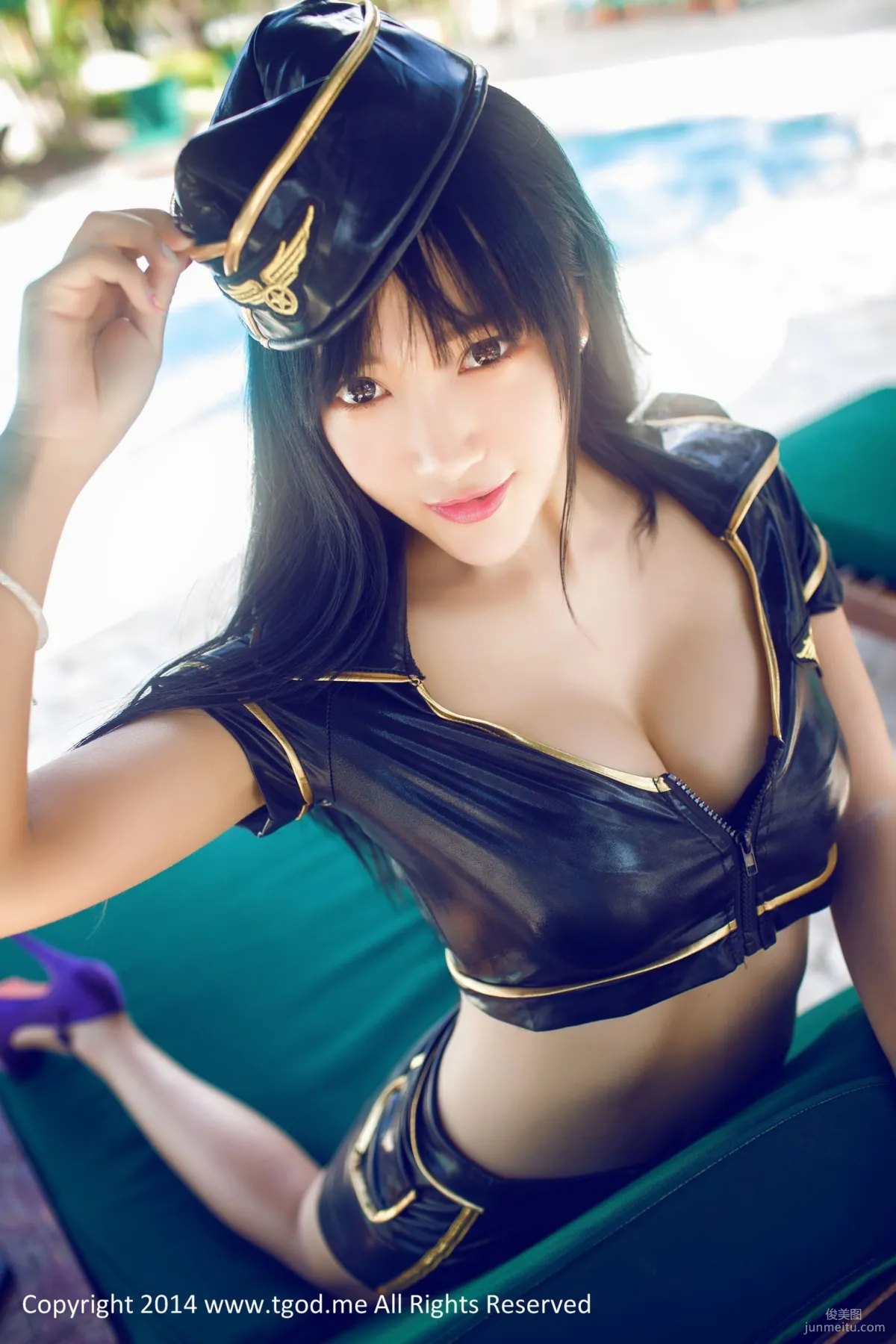 楊上萱《英倫空軍制服》 [TGOD推女神] 寫真集 36