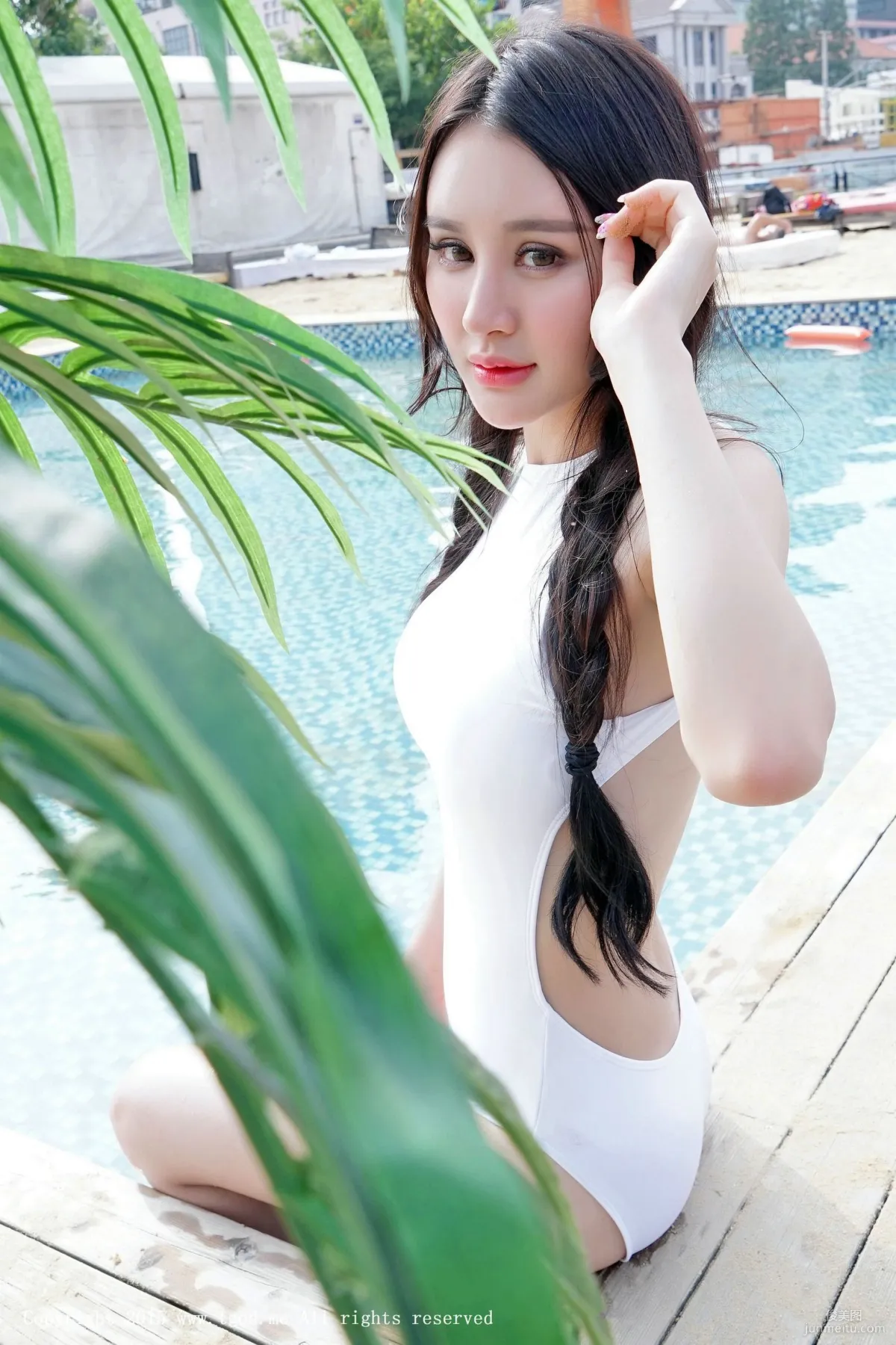 Cheryl青樹《比基尼+白襯衫》系列 [TGOD推女神] 寫真集 21
