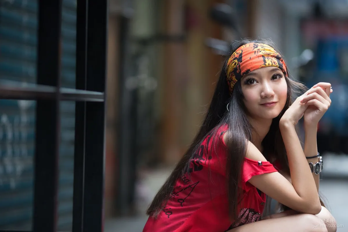 台灣腿模Tina陳思婷《美國街》街拍寫真集 13