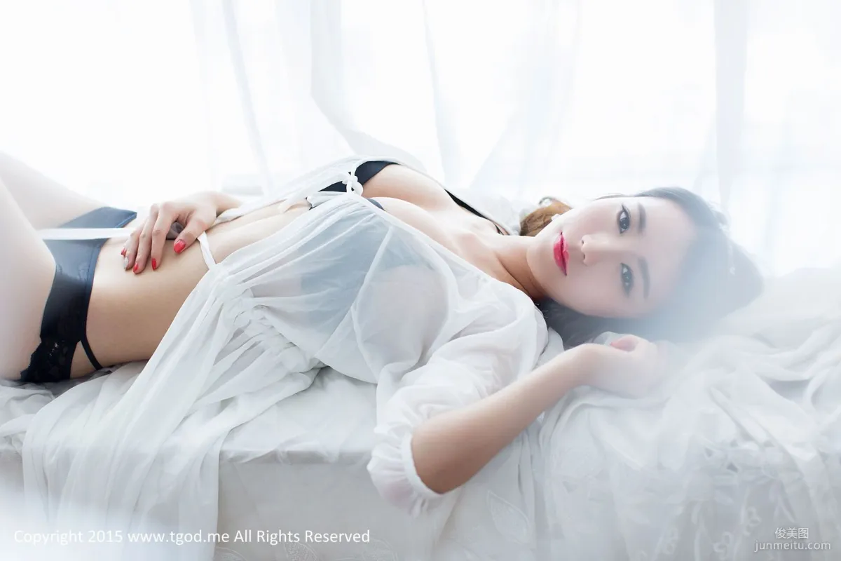 女神邓雪Sweet《蕾丝的诱惑》日系写真集 [TGOD推女神] 1
