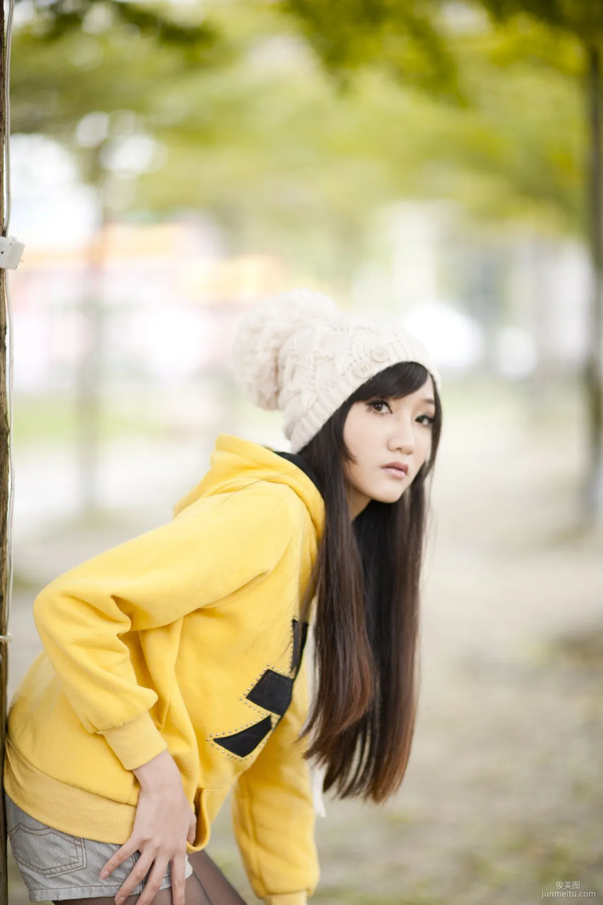 Tina李霜《黑絲街拍圖片》寫真合集 7
