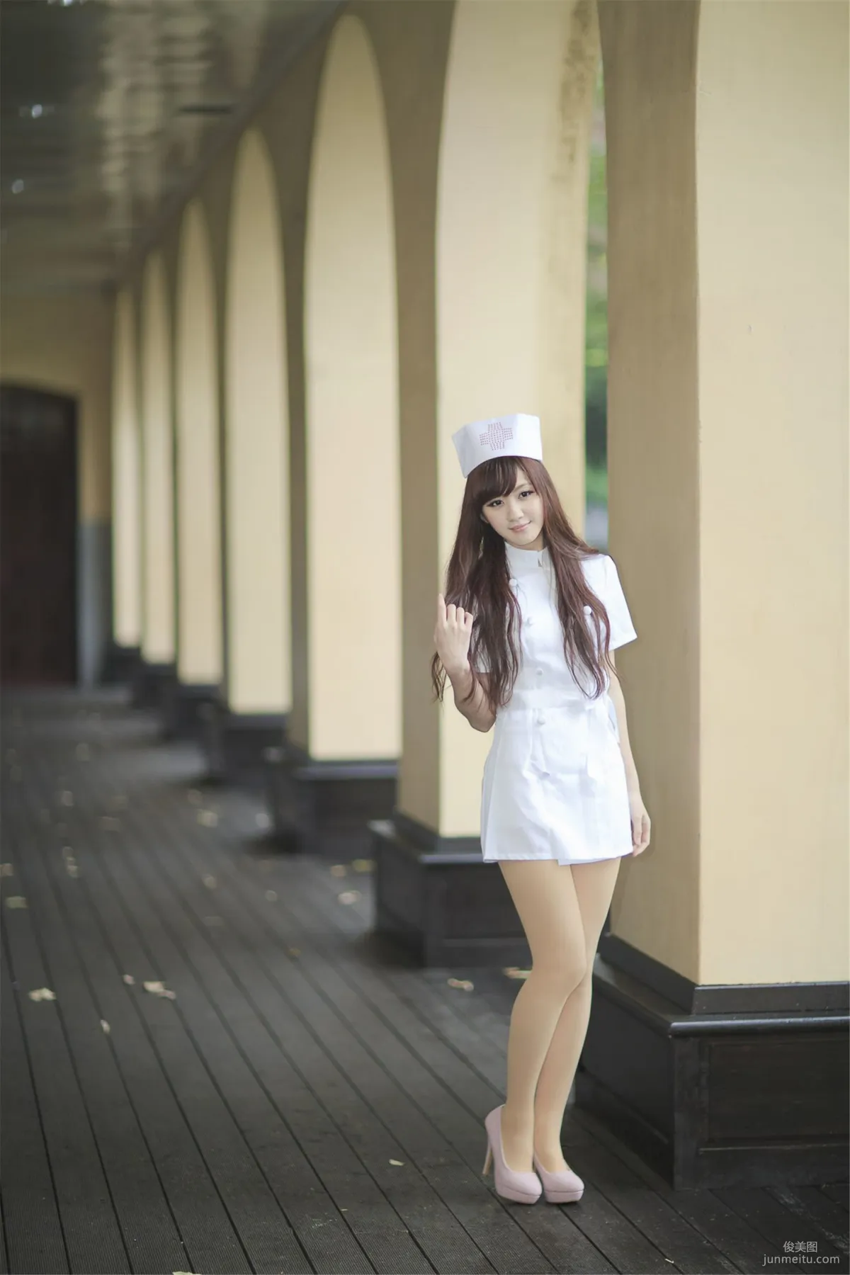 台湾正妹小雅《台大医学院外拍》写真集14