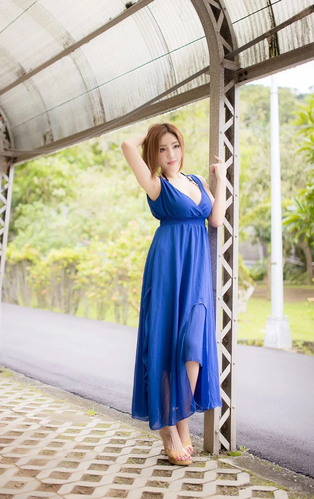 台灣趙芸Syuan《極品藍色長裙女神》寫真集 103