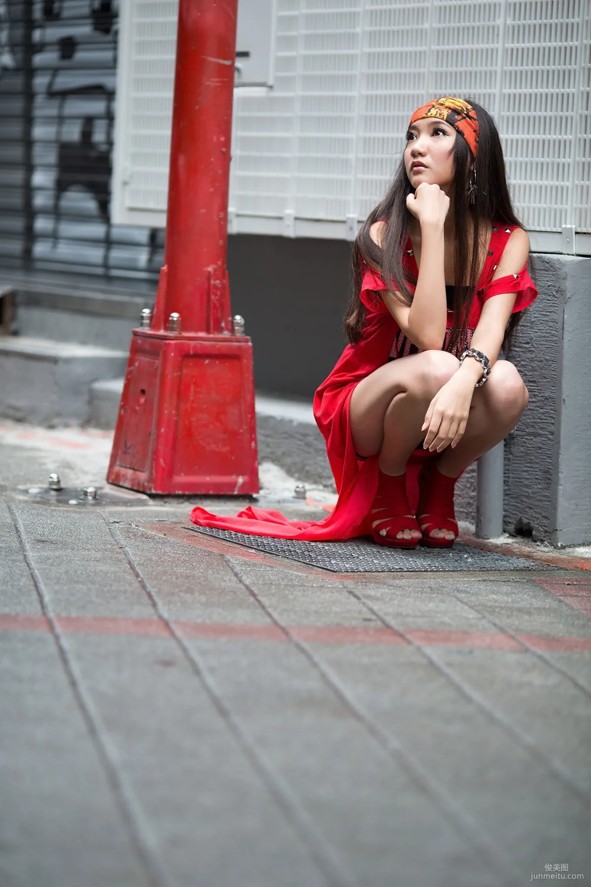 台灣腿模Tina陳思婷《美國街》街拍寫真集 11