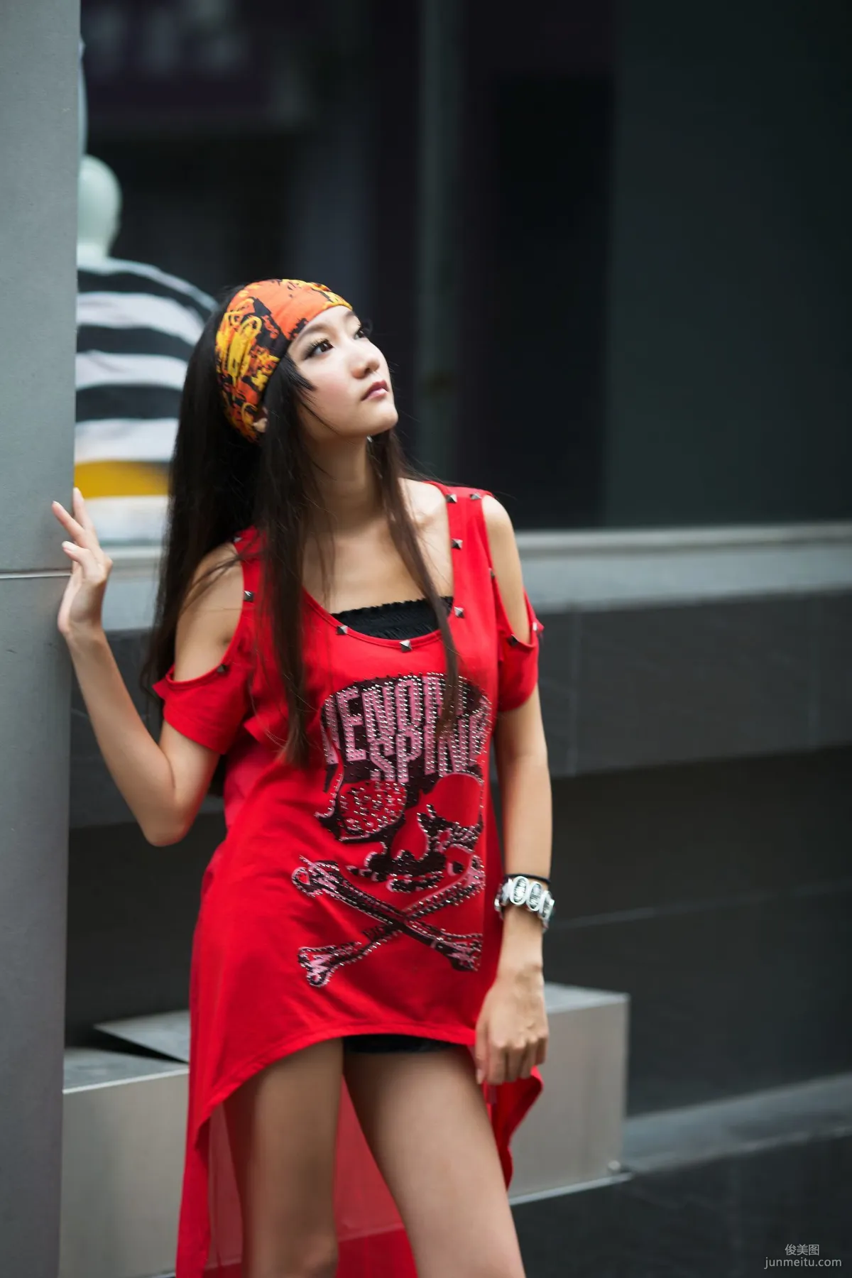 台灣腿模Tina陳思婷《美國街》街拍寫真集 3