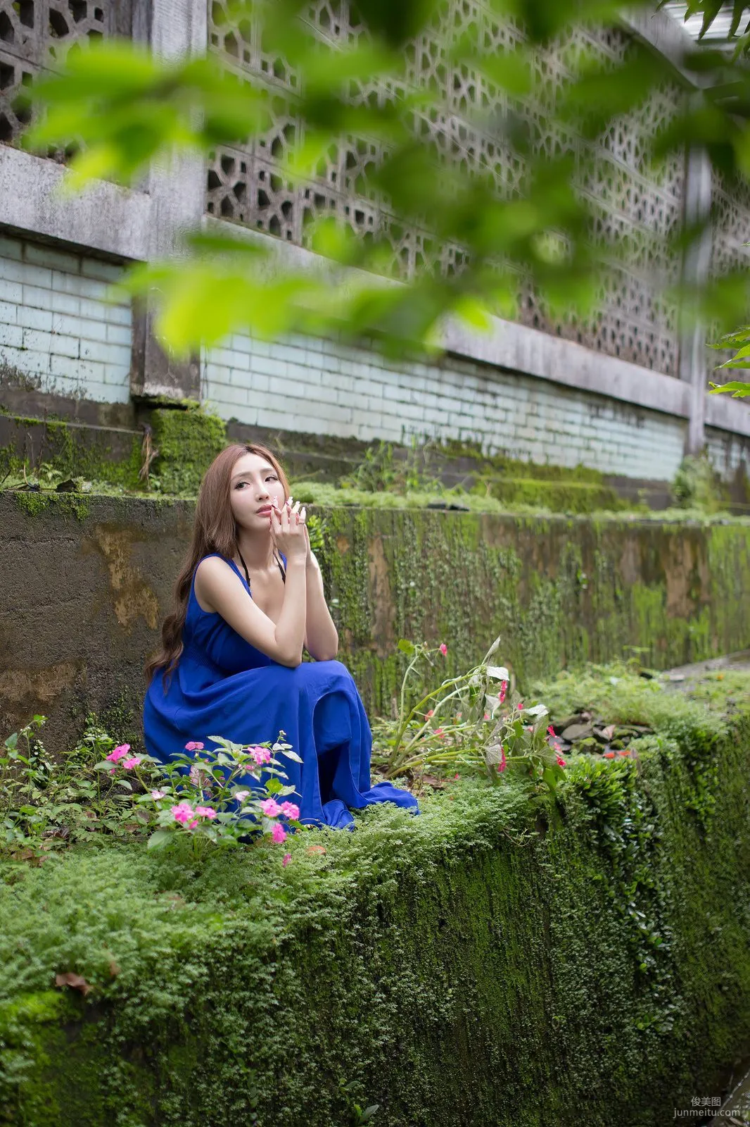 台灣趙芸Syuan《極品藍色長裙女神》寫真集 132