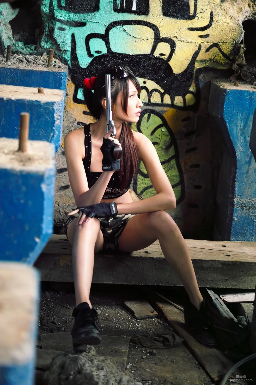 台灣美女蔡譯心Candice《南港廢墟外拍》寫真集 15