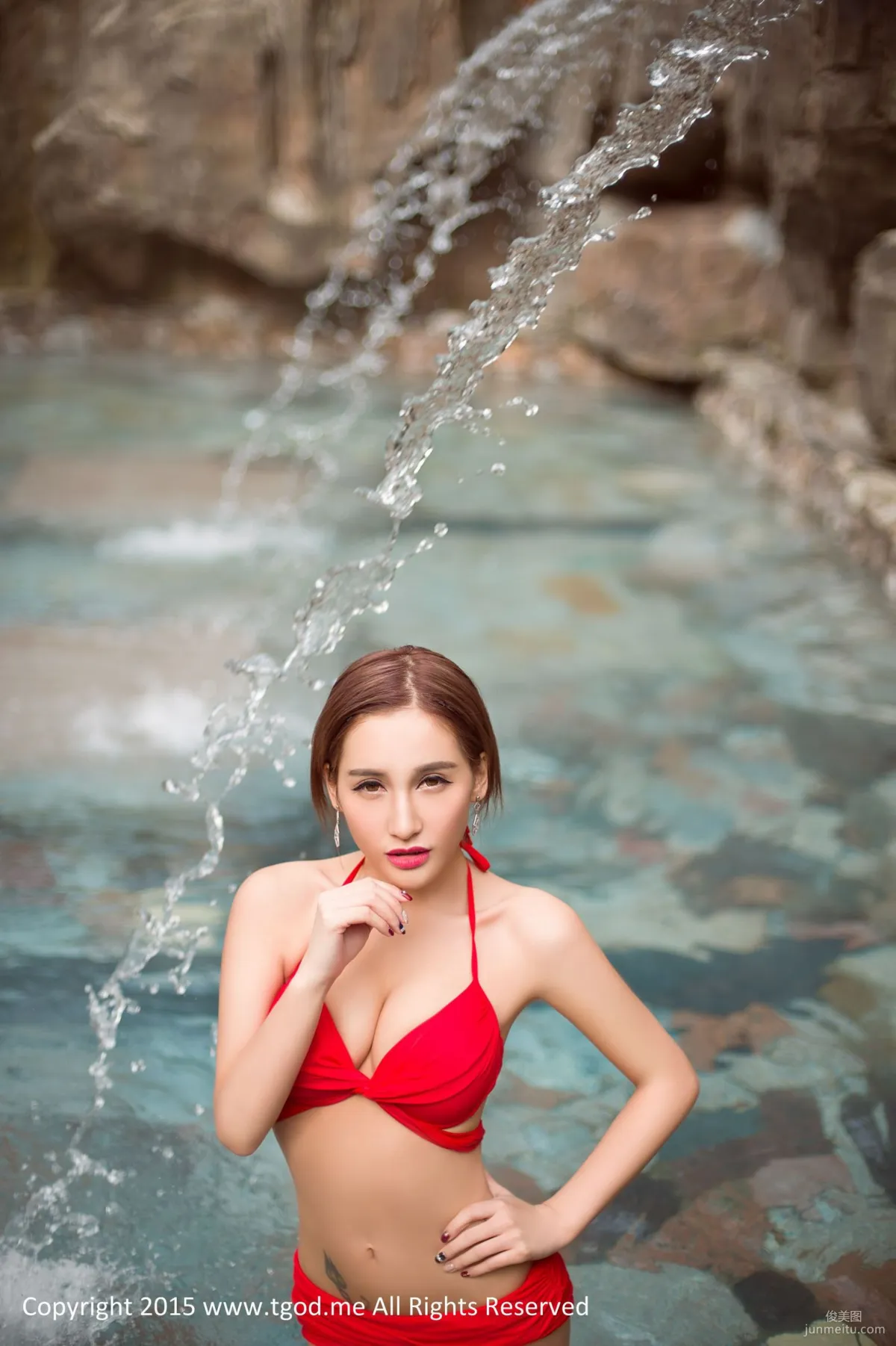 Ice艾希 《女神駕到》之甯海森林溫泉 [TGOD推女神] 寫真集 30