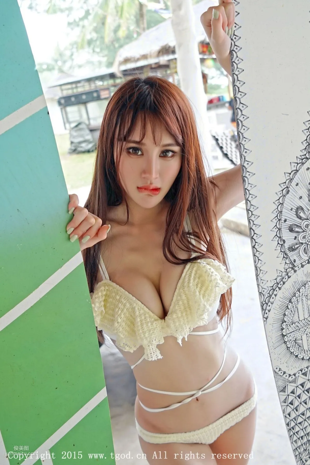 Cheryl青樹《普吉島旅拍》比基尼系列 [TGOD推女神] 寫真集 43