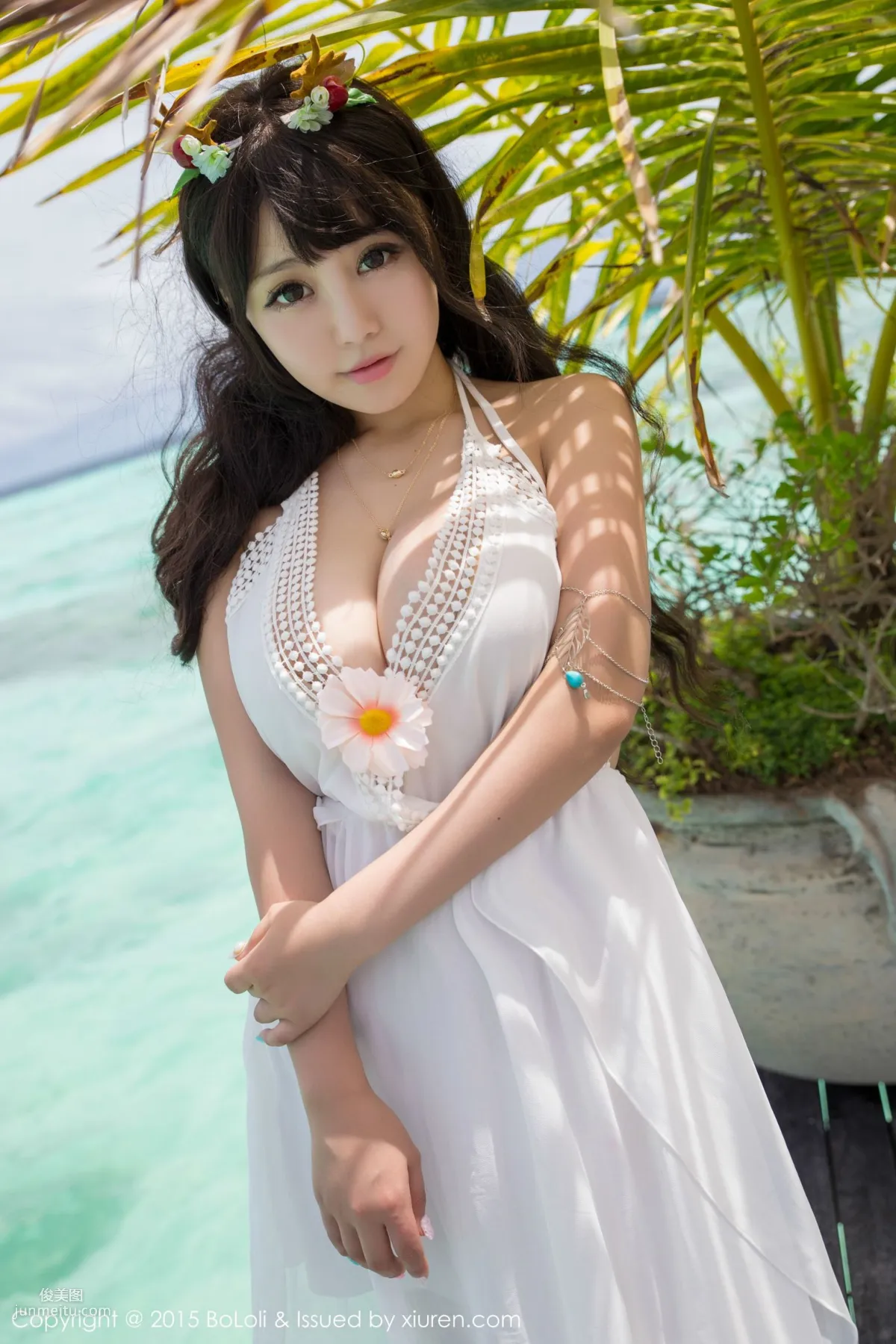 Barbie可兒《馬爾代夫旅拍》小清新系列 [BoLoli波蘿社] Vol.042 寫真集 45