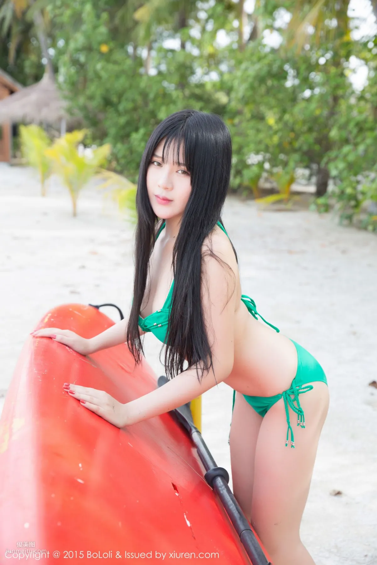 八寶icey《馬爾代夫旅拍》兩套泳裝 [BoLoli波蘿社] Vol.059 寫真集 38