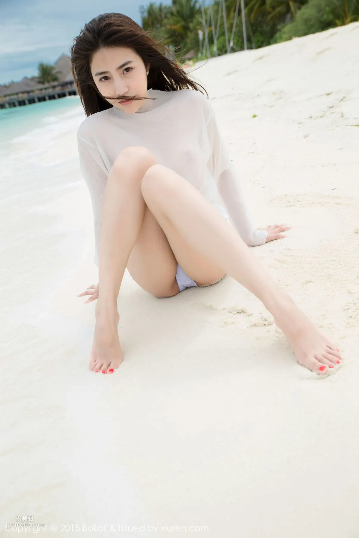 許諾Sabrina《馬爾代夫旅拍》海邊篇 [BoLoli波蘿社] Vol.064 寫真集 47