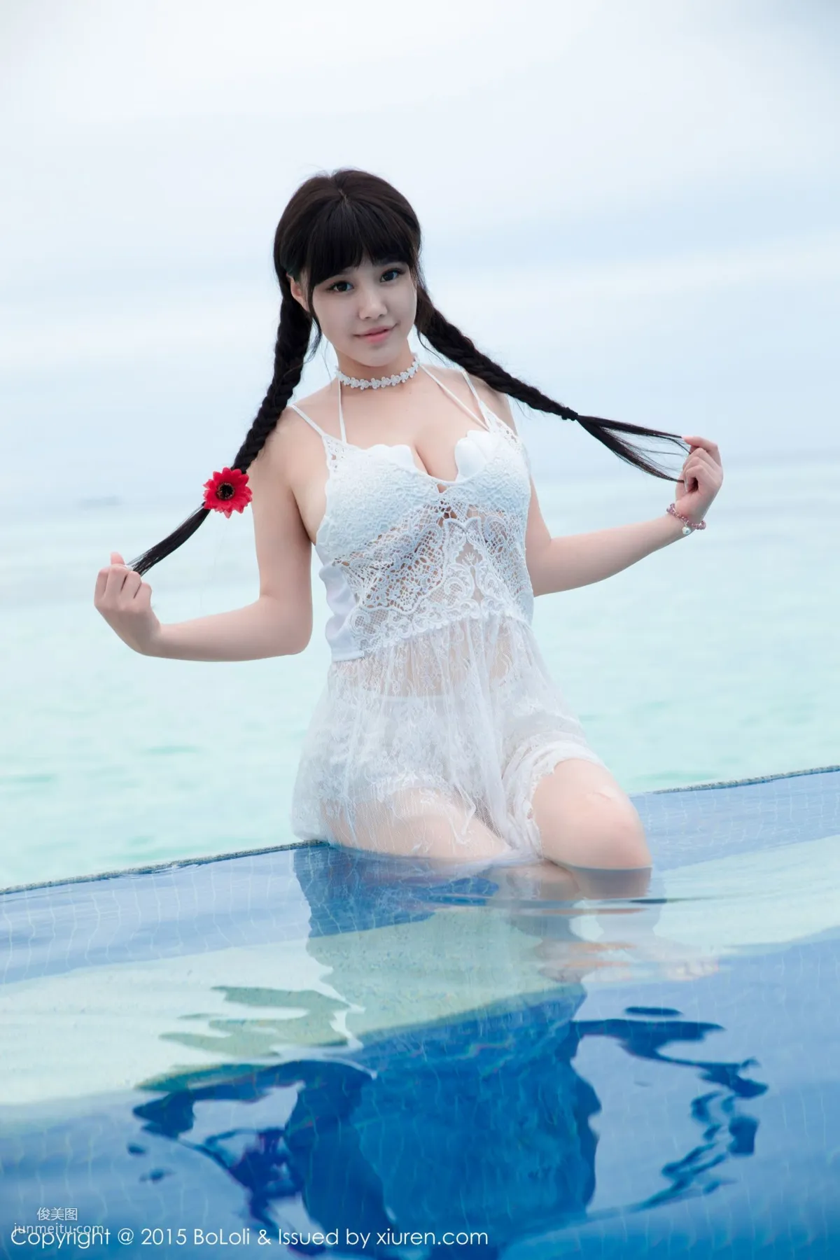 Barbie可兒《馬爾代夫旅拍》海邊和沙灘篇 [BoLoli波蘿社] Vol.057 寫真集 2