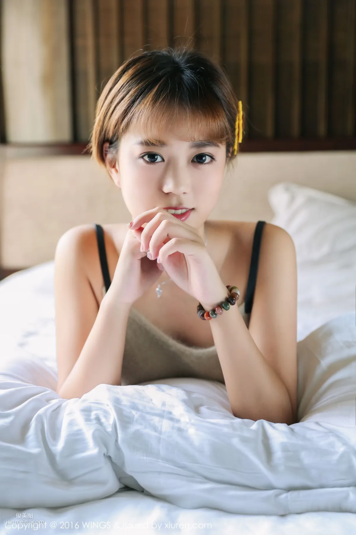 檸檬vivi - 極品短發帥氣模特[WingS影私荟] Vol.019 寫真集 40
