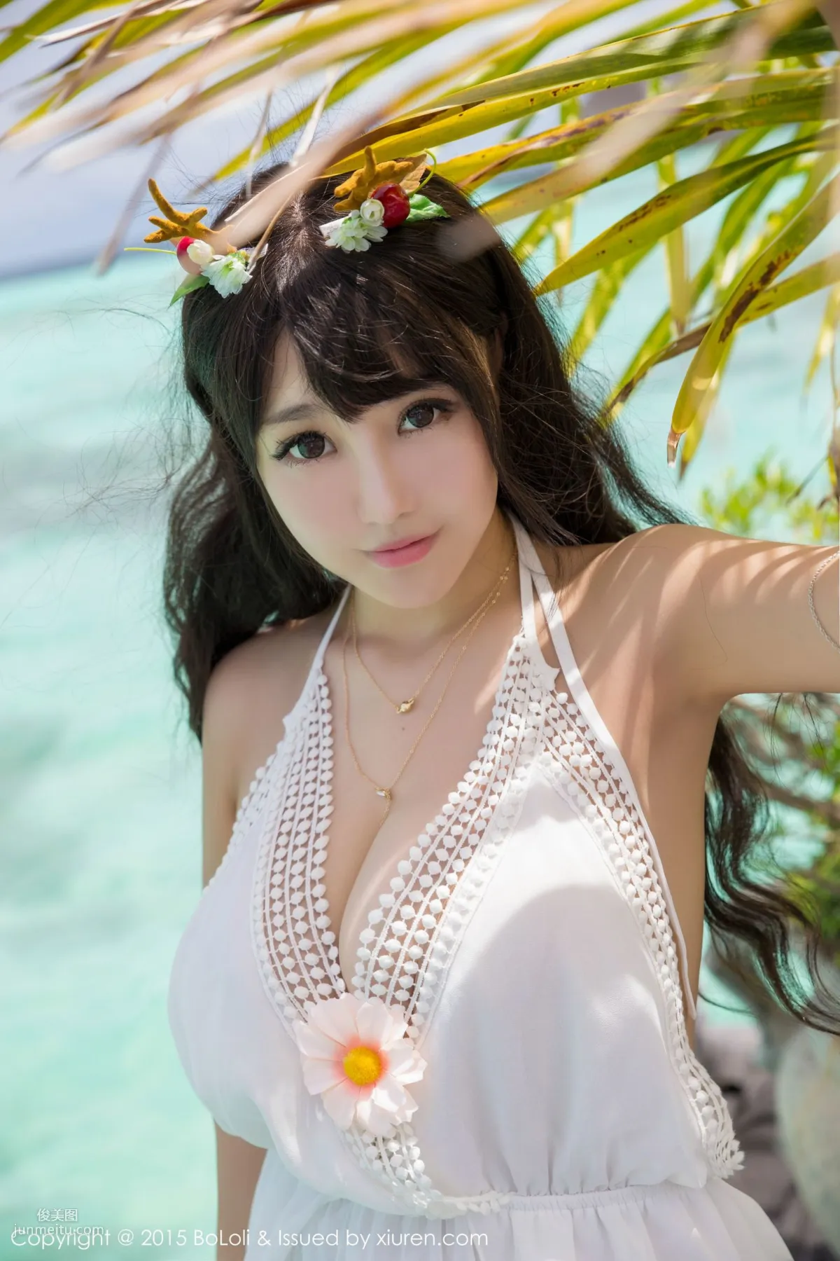 Barbie可兒《馬爾代夫旅拍》小清新系列 [BoLoli波蘿社] Vol.042 寫真集 43