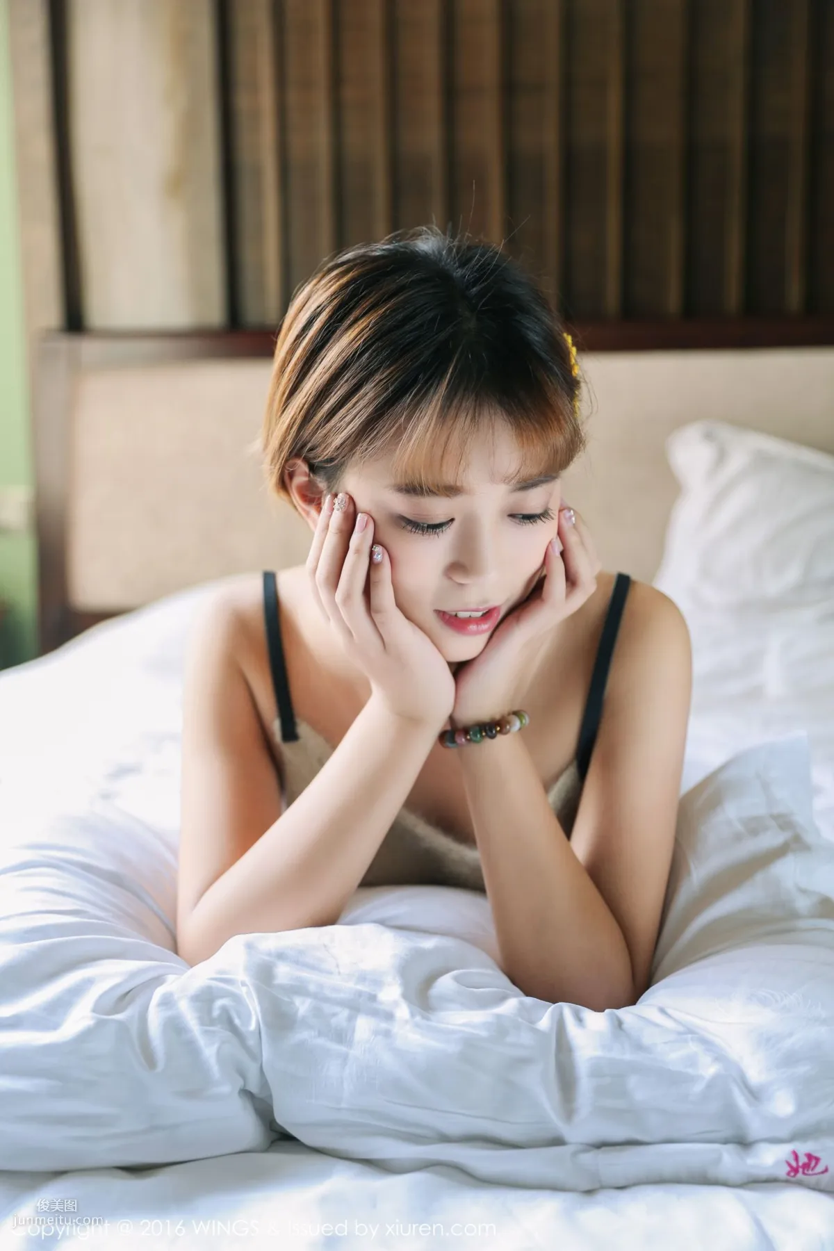 檸檬vivi - 極品短發帥氣模特[WingS影私荟] Vol.019 寫真集 42