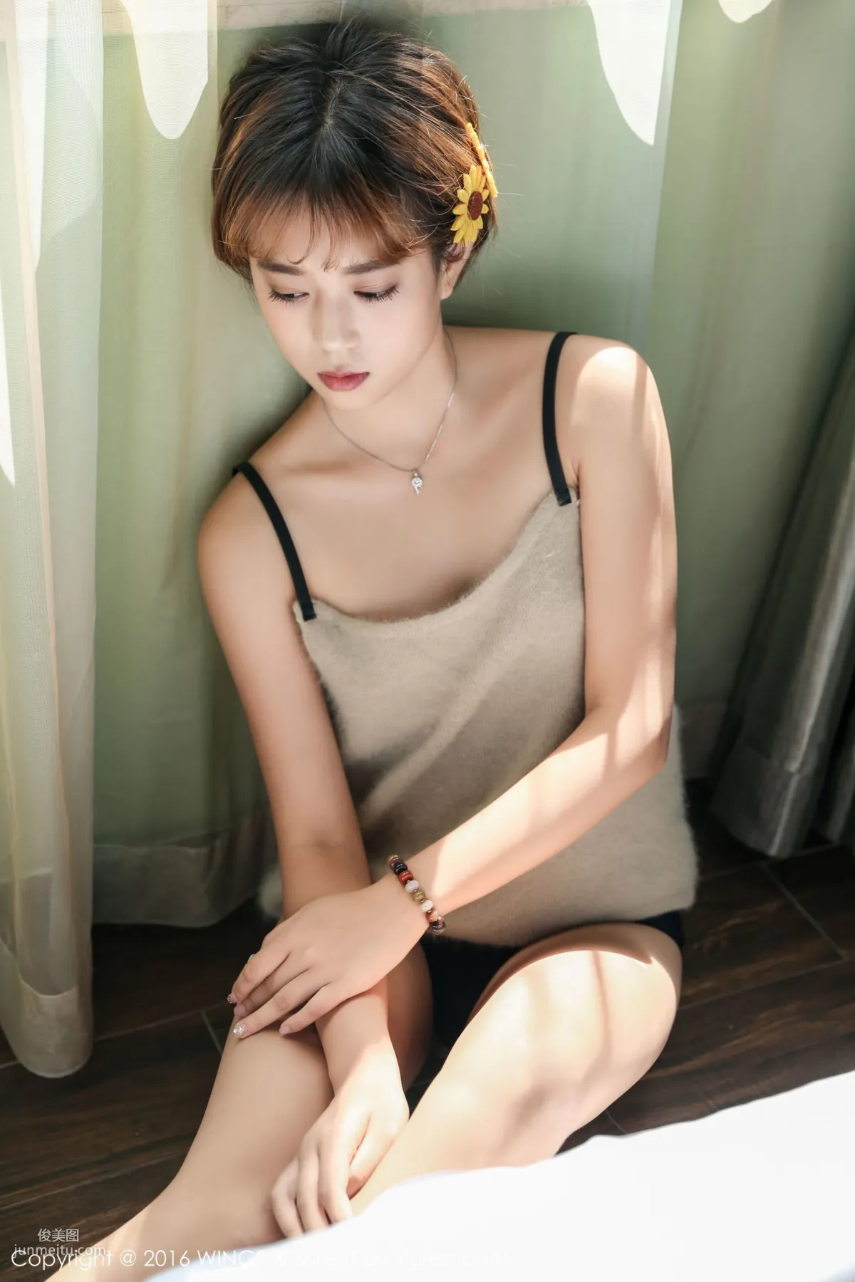 檸檬vivi - 極品短發帥氣模特[WingS影私荟] Vol.019 寫真集 62