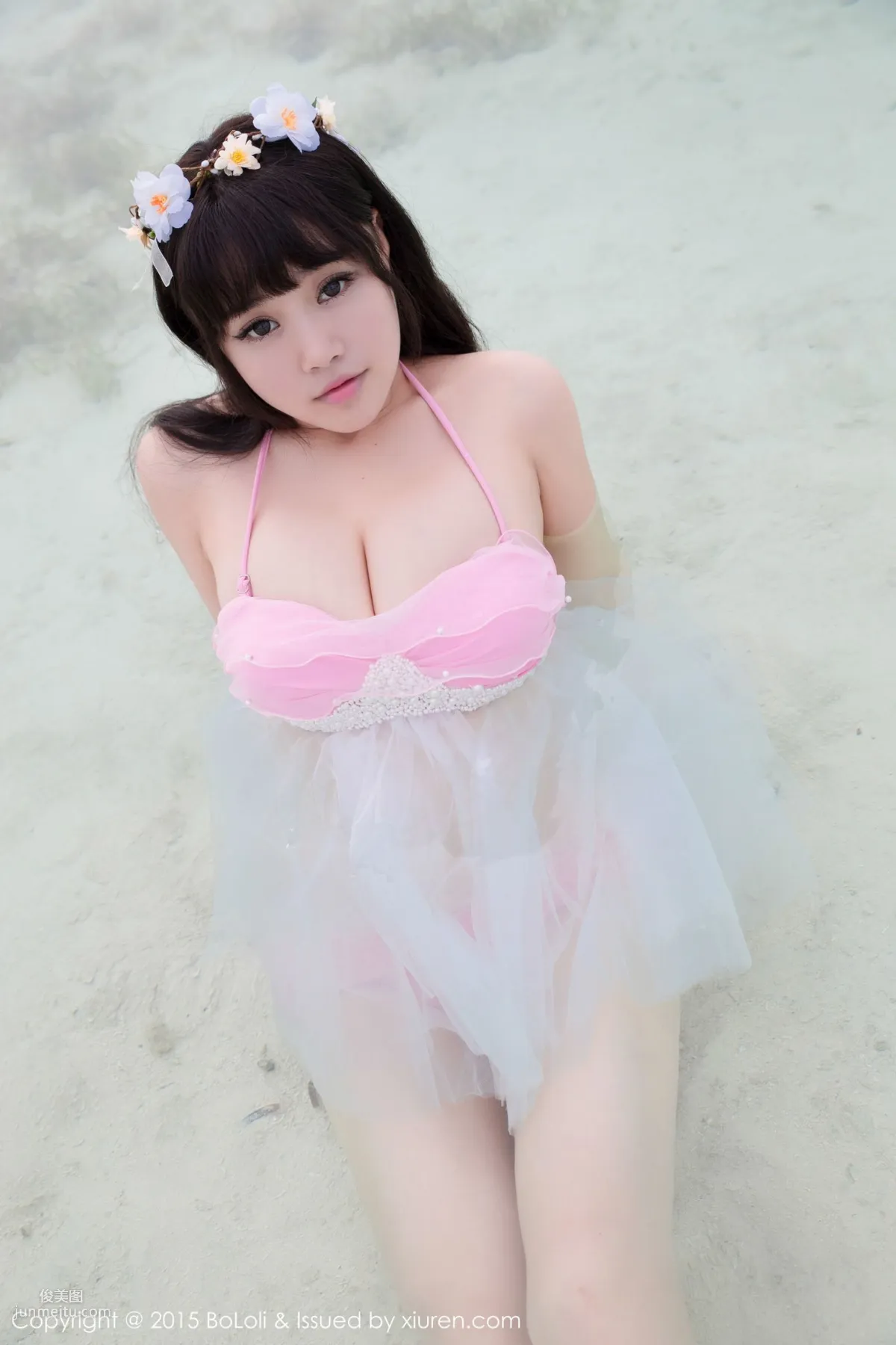 Barbie可兒《馬爾代夫旅拍》海邊和沙灘篇 [BoLoli波蘿社] Vol.057 寫真集 45