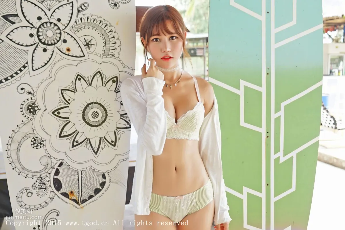 Milk楚楚《一抹甜美小清新》 [TGOD推女神] 寫真集 25
