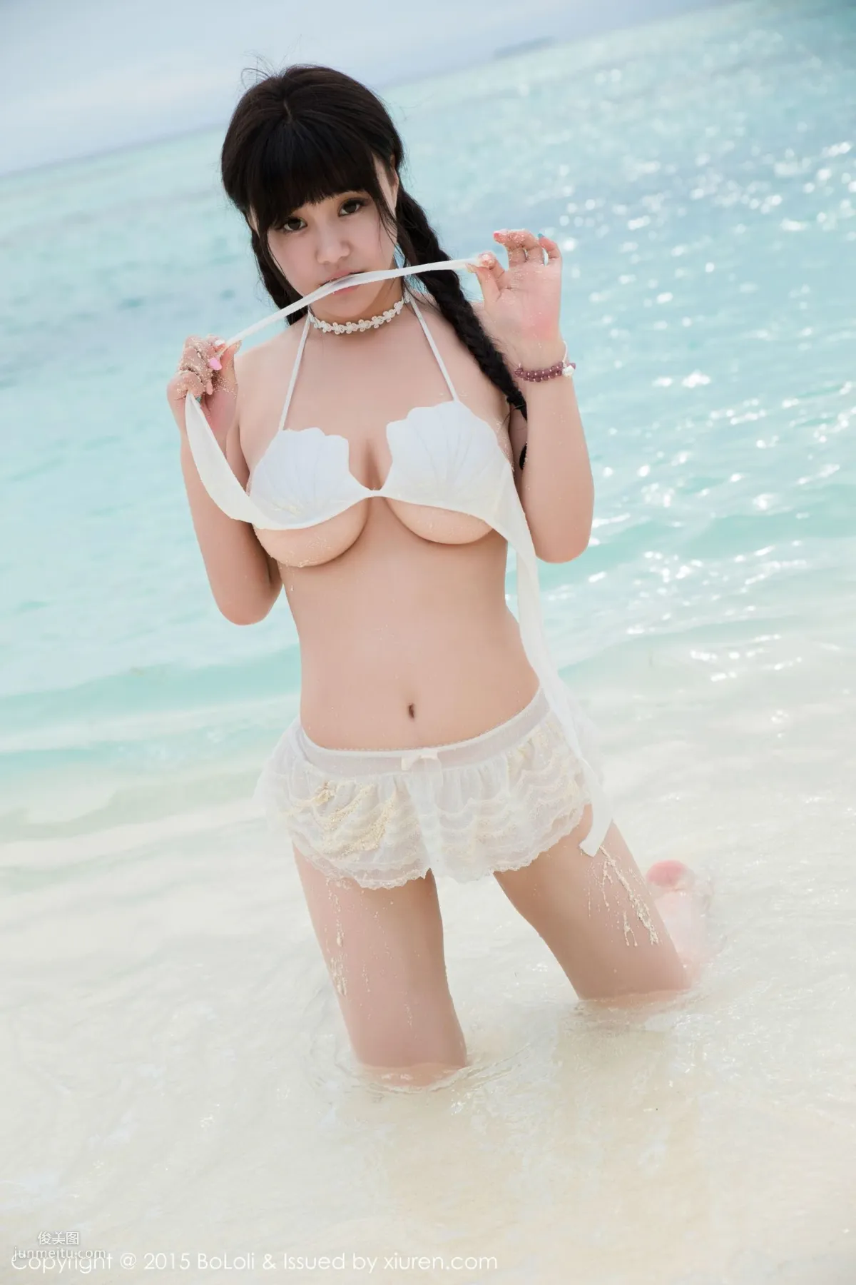 Barbie可兒《馬爾代夫旅拍》海邊和沙灘篇 [BoLoli波蘿社] Vol.057 寫真集 27