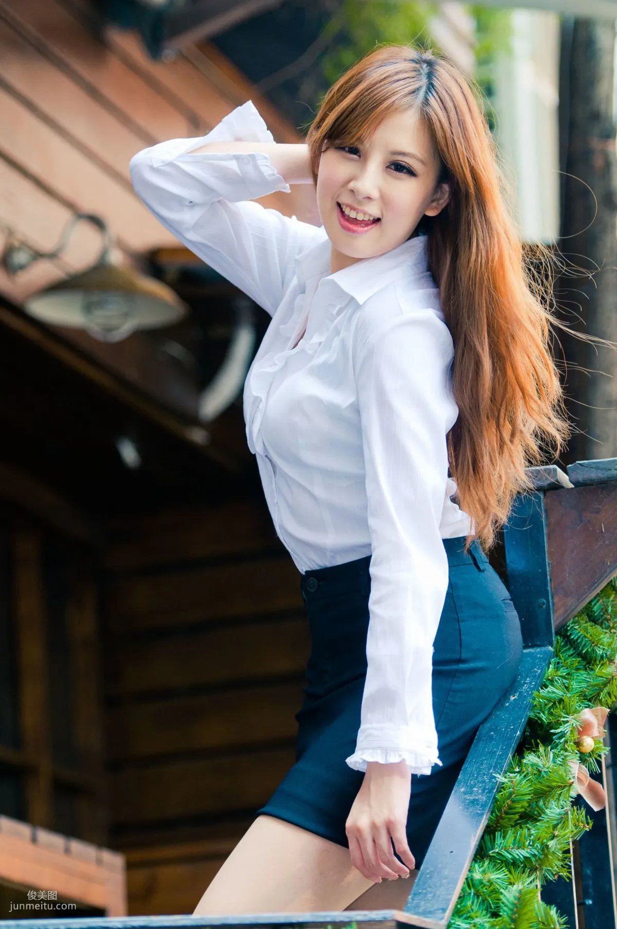 台灣美女小米Kate su《甜美長裙系列外拍》寫真集 15