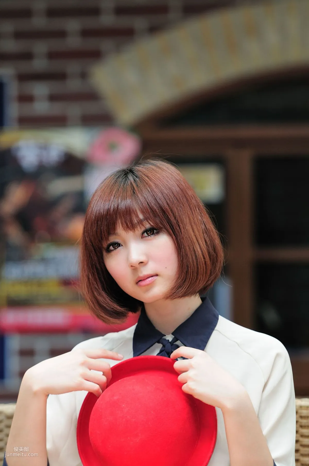 短發美女小豬patty《2組小清新街拍》寫真集 34