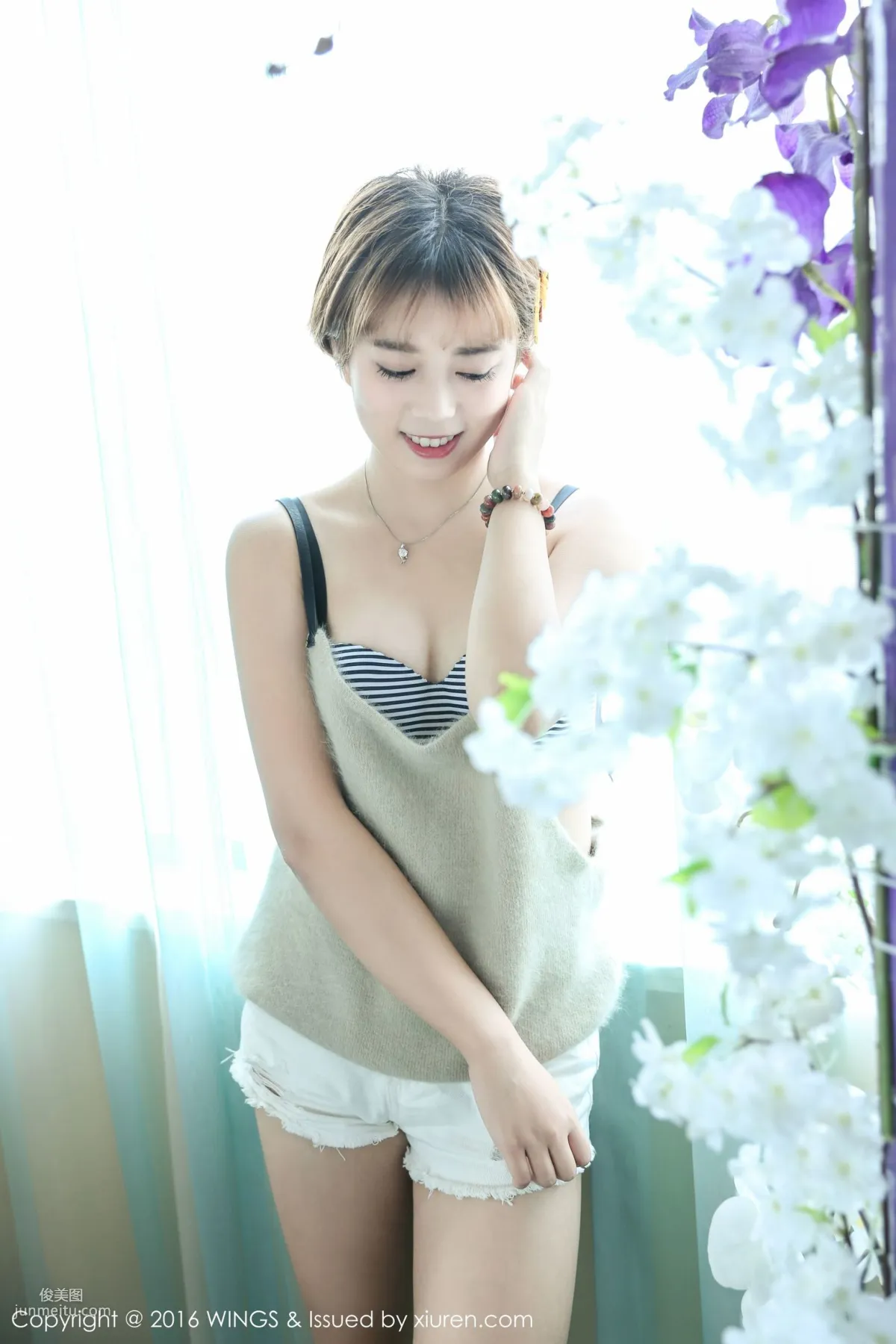檸檬vivi - 極品短發帥氣模特[WingS影私荟] Vol.019 寫真集 5