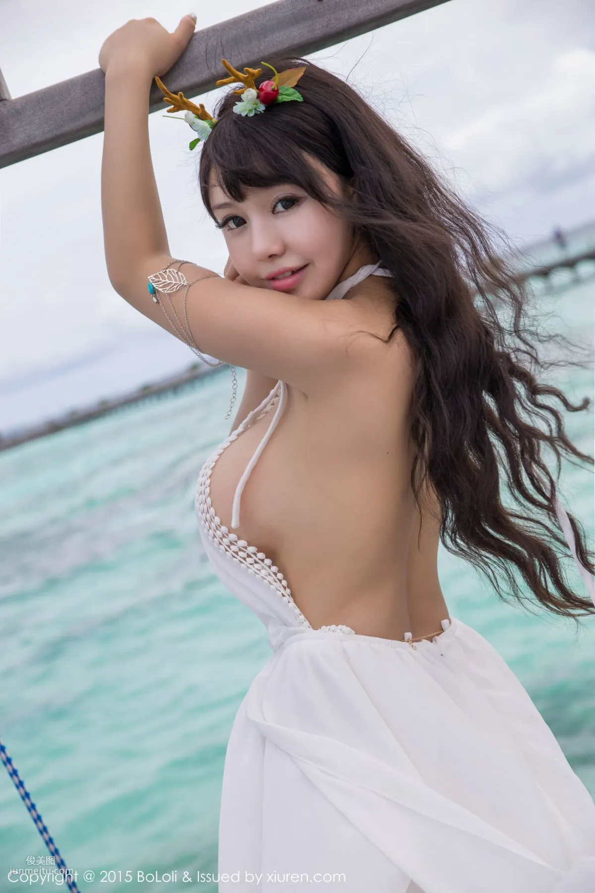 Barbie可兒《馬爾代夫旅拍》小清新系列 [BoLoli波蘿社] Vol.042 寫真集 38