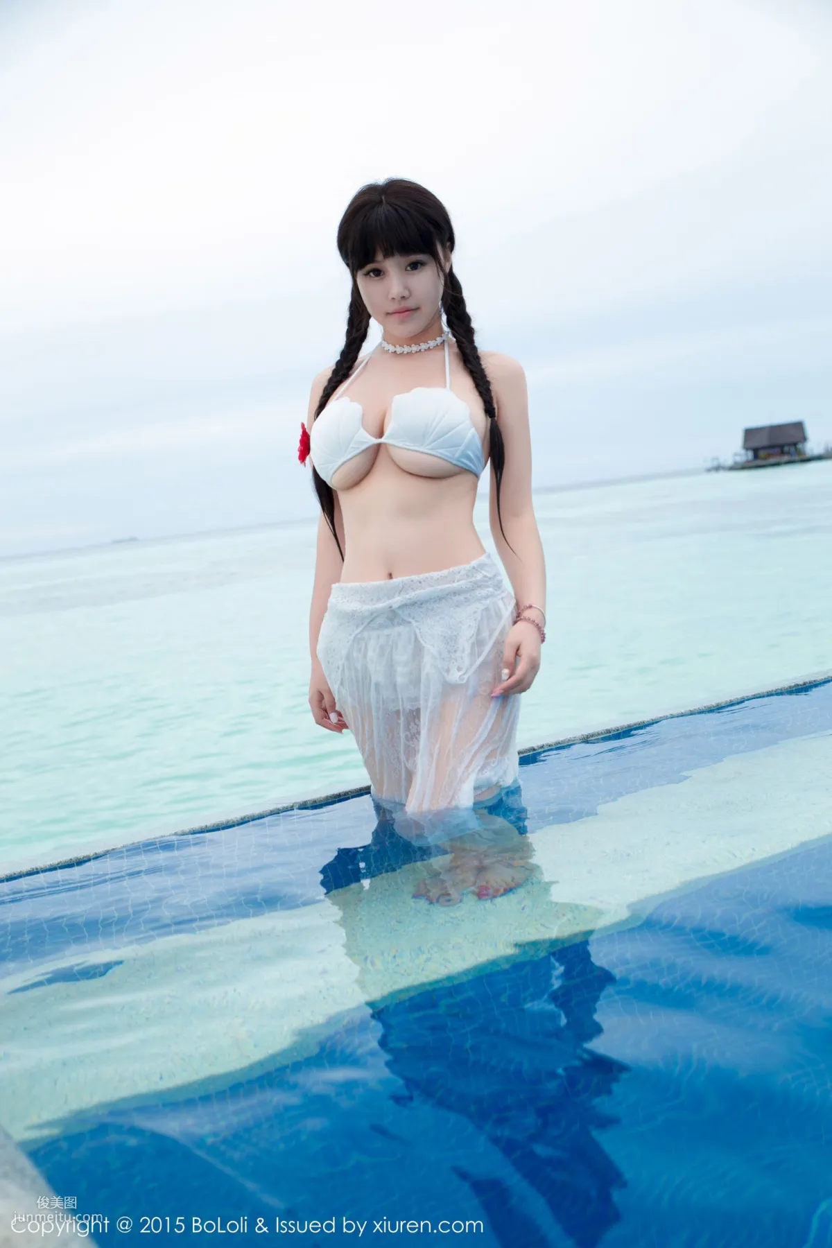 Barbie可兒《馬爾代夫旅拍》海邊和沙灘篇 [BoLoli波蘿社] Vol.057 寫真集 8