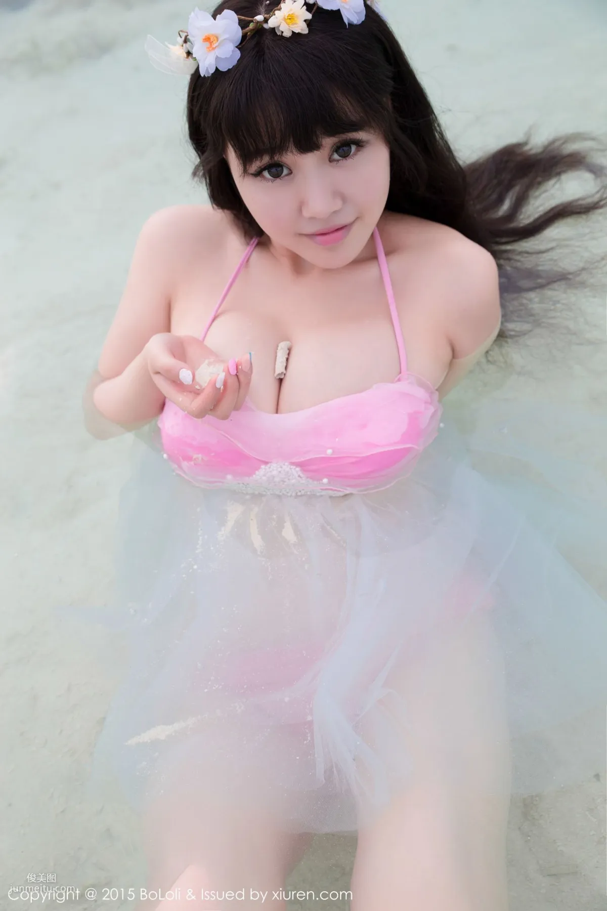 Barbie可兒《馬爾代夫旅拍》海邊和沙灘篇 [BoLoli波蘿社] Vol.057 寫真集 47